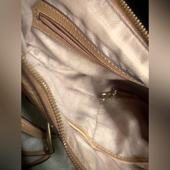 Michael Kors Tan Leather Crossbody Bag - Picture 6 of 6